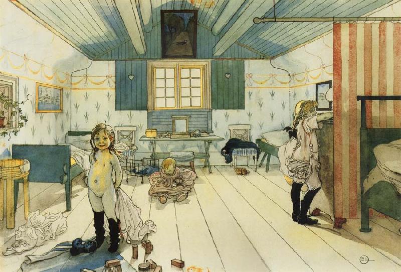 Carl Larsson Mama-s and the Little Girl-s Room oil painting image